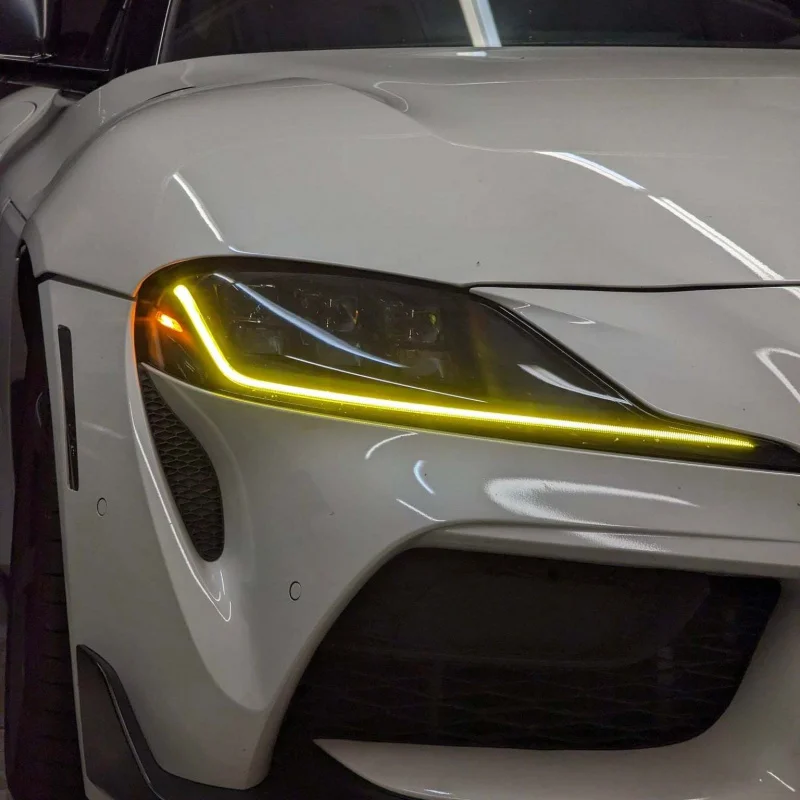 Car Headlight Lemon Yellow Chip For Toyota Supra A90 A91 CSL Golden Eye DRL Daytime Running Light Module Plug And Play
Car Headlight Lemon Yellow Chip For Toyota Supra A90 A91 CSL Golden Eye DRL Daytime Running Light Module Plug And Play
