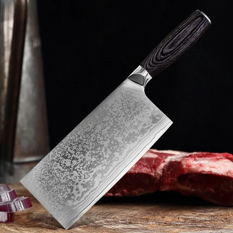 8 inch Kitchen Knife Damascus Knife Slicing Meat Cleaver Chef Butcher Knife Wooden Handle Utility Knife Cooking Tools
8 inch Kitchen Knife Damascus Knife Slicing Meat Cleaver Chef Butcher Knife Wooden Handle Utility Knife Cooking Tools