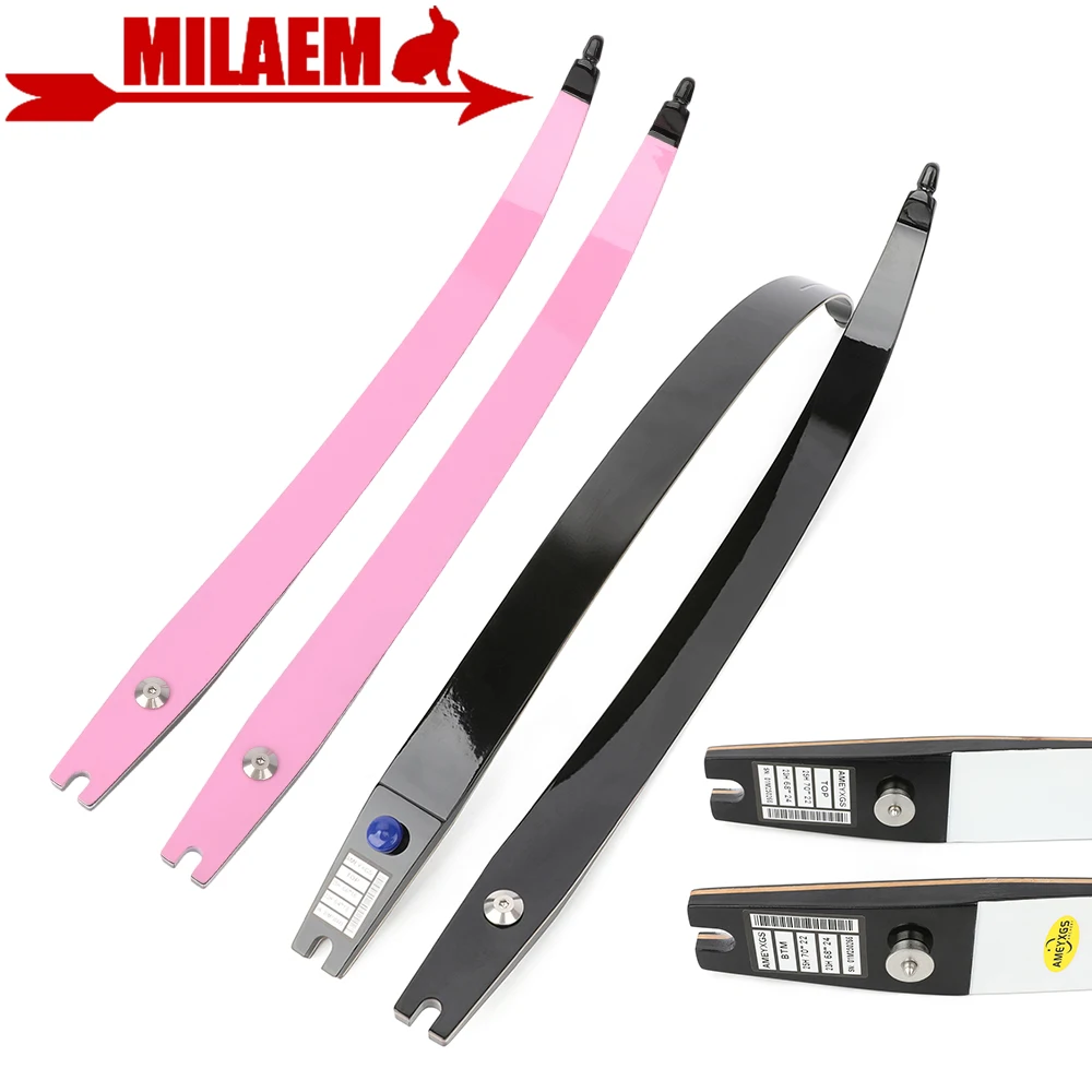 22-40 Lbs ILF Recurve Bow Limbs Fiberglass and Wooden 70 Inch for 25 Inch Bow Handle Recurve Bow Archery Shooting Hunting
22-40 Lbs ILF Recurve Bow Limbs Fiberglass and Wooden 70 Inch for 25 Inch Bow Handle Recurve Bow Archery Shooting Hunting