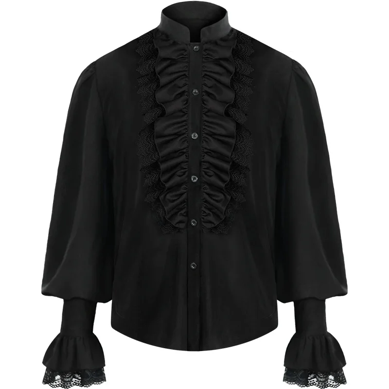 Men's Long-Sleeved Shirt 2023 Spring And Autumn New French Retro Knight Casual Plus-Size Shirt
Men's Long-Sleeved Shirt 2023 Spring And Autumn New French Retro Knight Casual Plus-Size Shirt