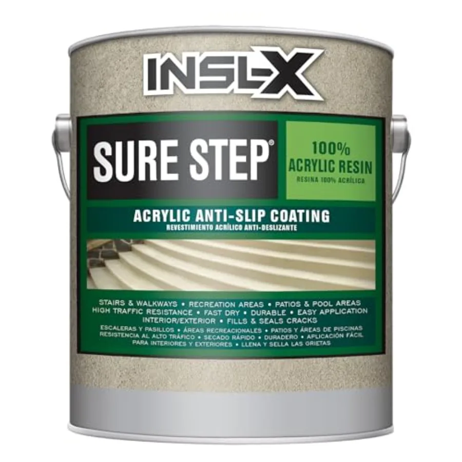 Sure Step Acrylic Anti-Slip Paint 1 Gallon Pack of 1
Sure Step Acrylic Anti-Slip Paint 1 Gallon Pack of 1