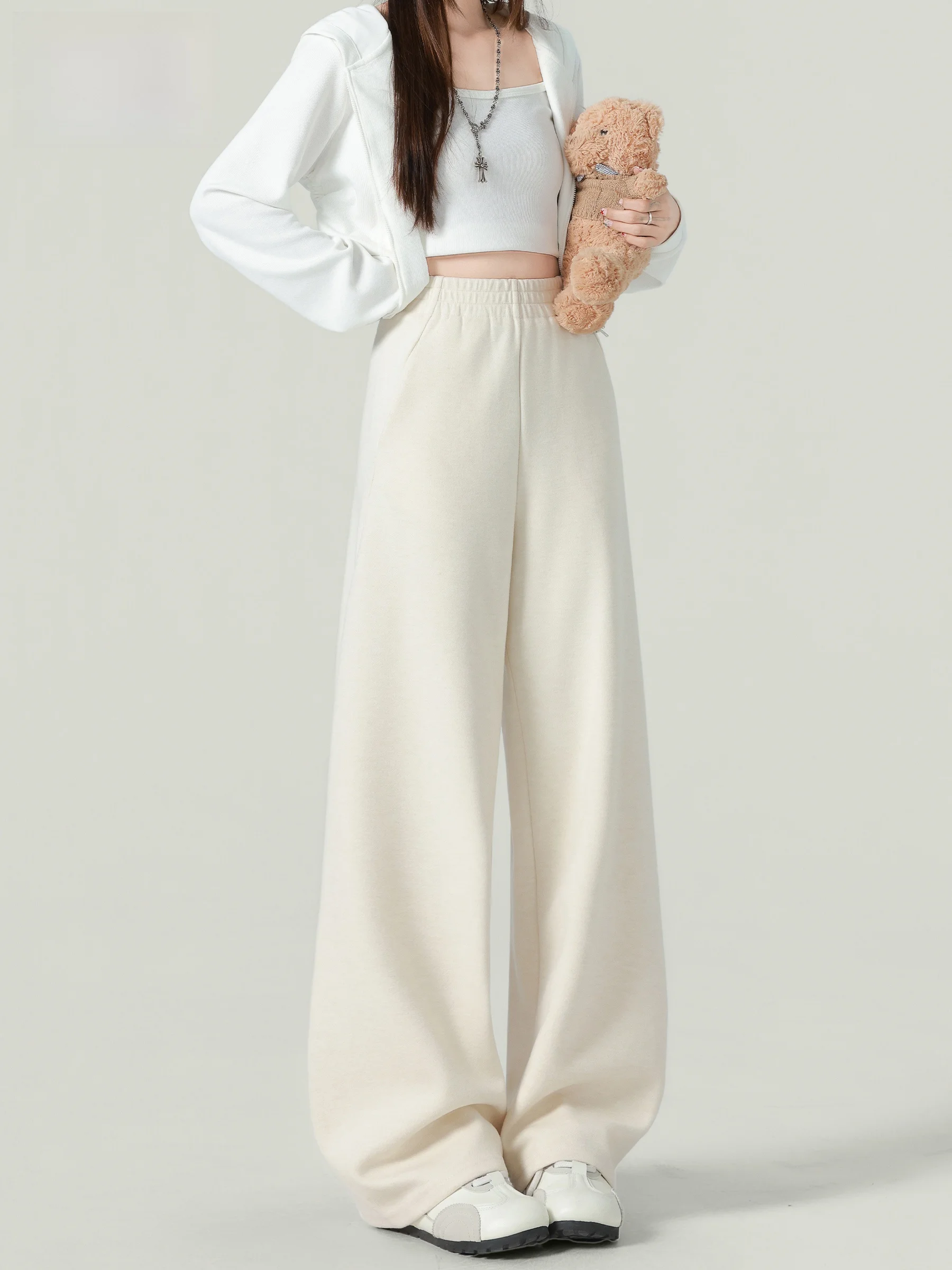 Cherry Blossom High Waist Drapey Straight Leg Casual Pants Women's Loose Slimming Small Size Wide Leg Floor Length Trousers
Cherry Blossom High Waist Drapey Straight Leg Casual Pants Women's Loose Slimming Small Size Wide Leg Floor Length Trousers
