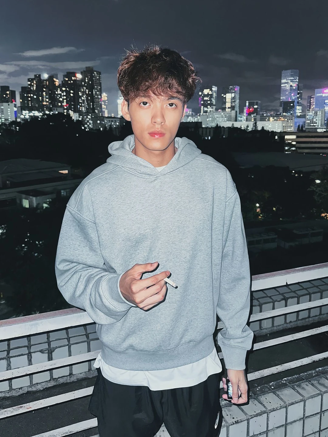 Cleanfit Men's Hoodie Sweatshirt Greyish-Blue Hard And Stiff Crew Neck Base Layer American Style Heavyweight Boxy Jacket
Cleanfit Men's Hoodie Sweatshirt Greyish-Blue Hard And Stiff Crew Neck Base Layer American Style Heavyweight Boxy Jacket
