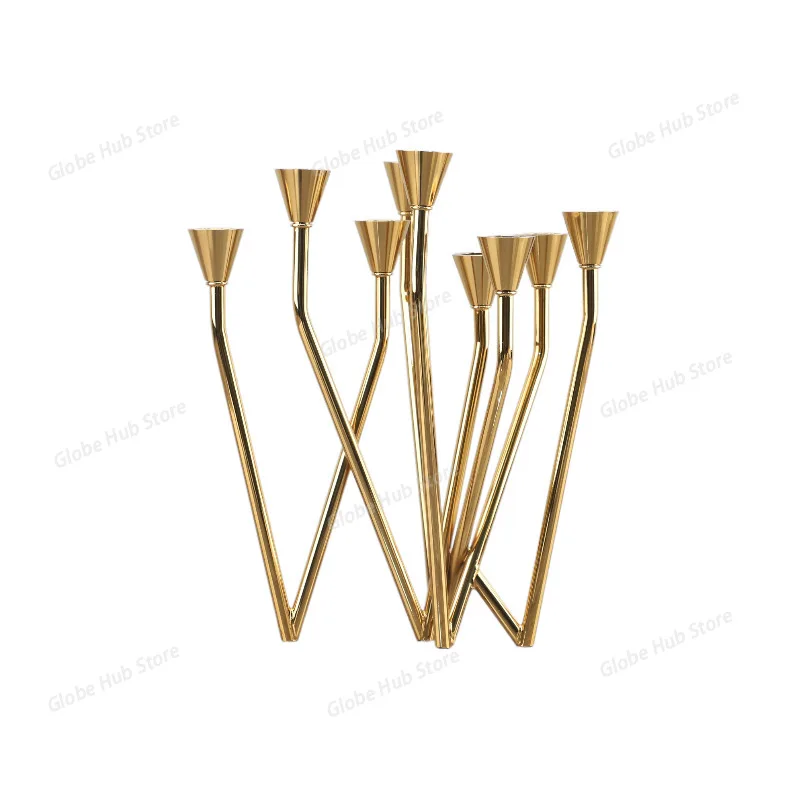 Modern Minimalist Electroplated Metal 9-Hole Candlestick Decor, Soft Furnishing Ornament for Restaurant, Hotel, Homestay & Villa
Modern Minimalist Electroplated Metal 9-Hole Candlestick Decor, Soft Furnishing Ornament for Restaurant, Hotel, Homestay & Villa