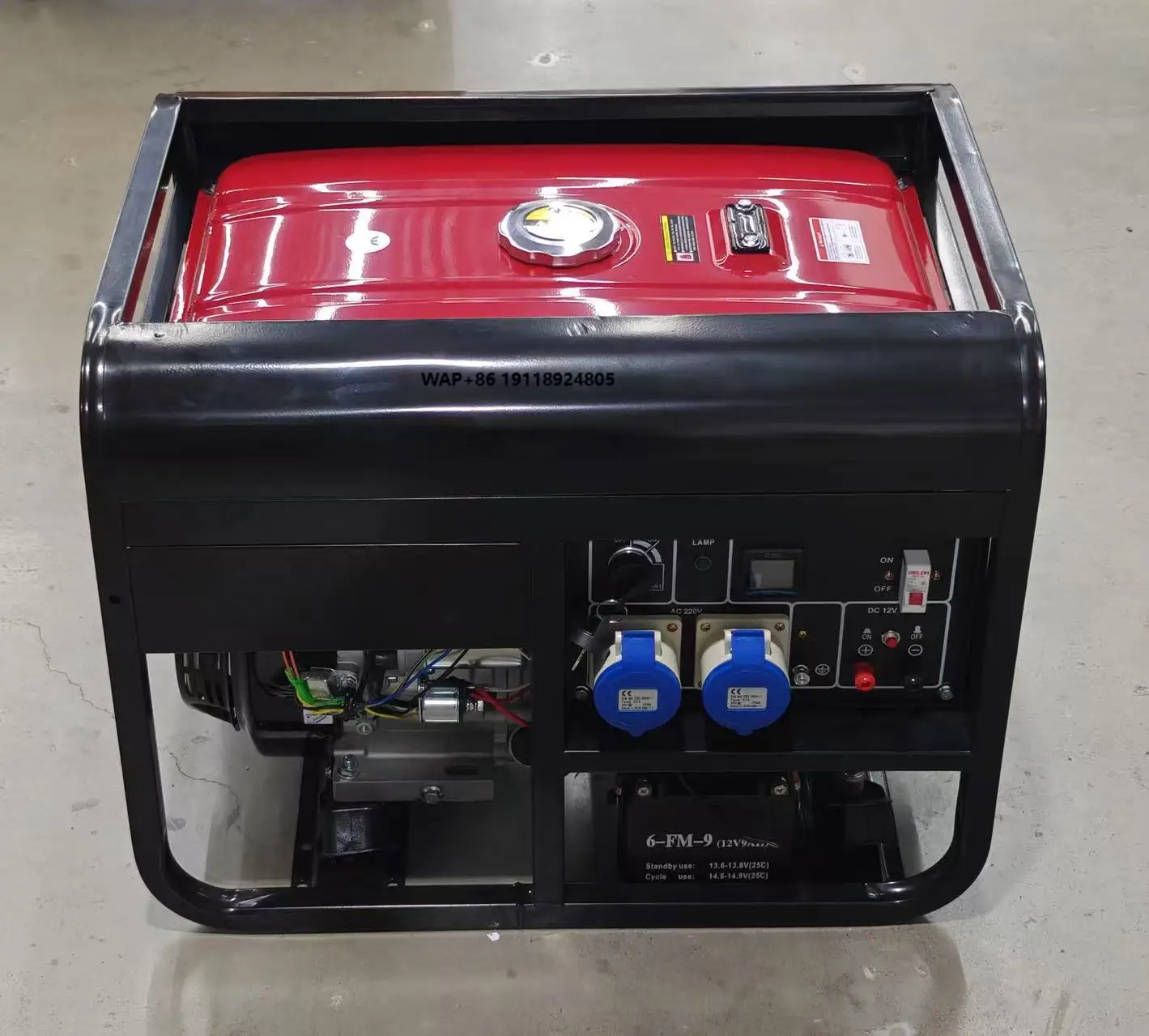 -Y9000 High Quality Generator 9-9.5kw 220V 50HZ Open Frame Inverter Generator
-Y9000 High Quality Generator 9-9.5kw 220V 50HZ Open Frame Inverter Generator