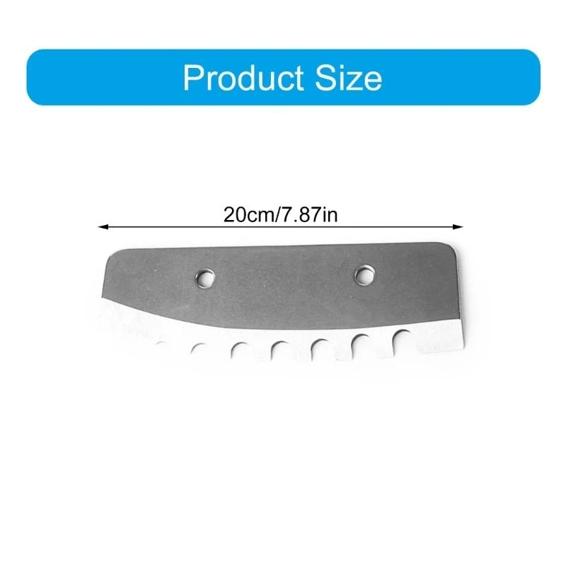 2Pcs Ice Auger Stainless Steel Replacement for 8inch Power Ice Auger Power Ice Drilling Accessories
2Pcs Ice Auger Stainless Steel Replacement for 8inch Power Ice Auger Power Ice Drilling Accessories