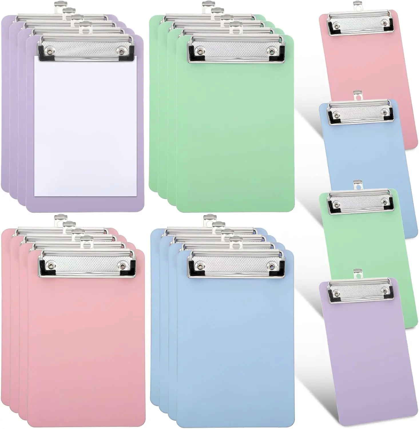 4 Pcs Plastic Colorful Mini Clipboard, Pretty Cute Clipboard Memo Size Pocket Clip Boards 4.7x7.3 Inch A6 Clipboards for classro
4 Pcs Plastic Colorful Mini Clipboard, Pretty Cute Clipboard Memo Size Pocket Clip Boards 4.7x7.3 Inch A6 Clipboards for classro