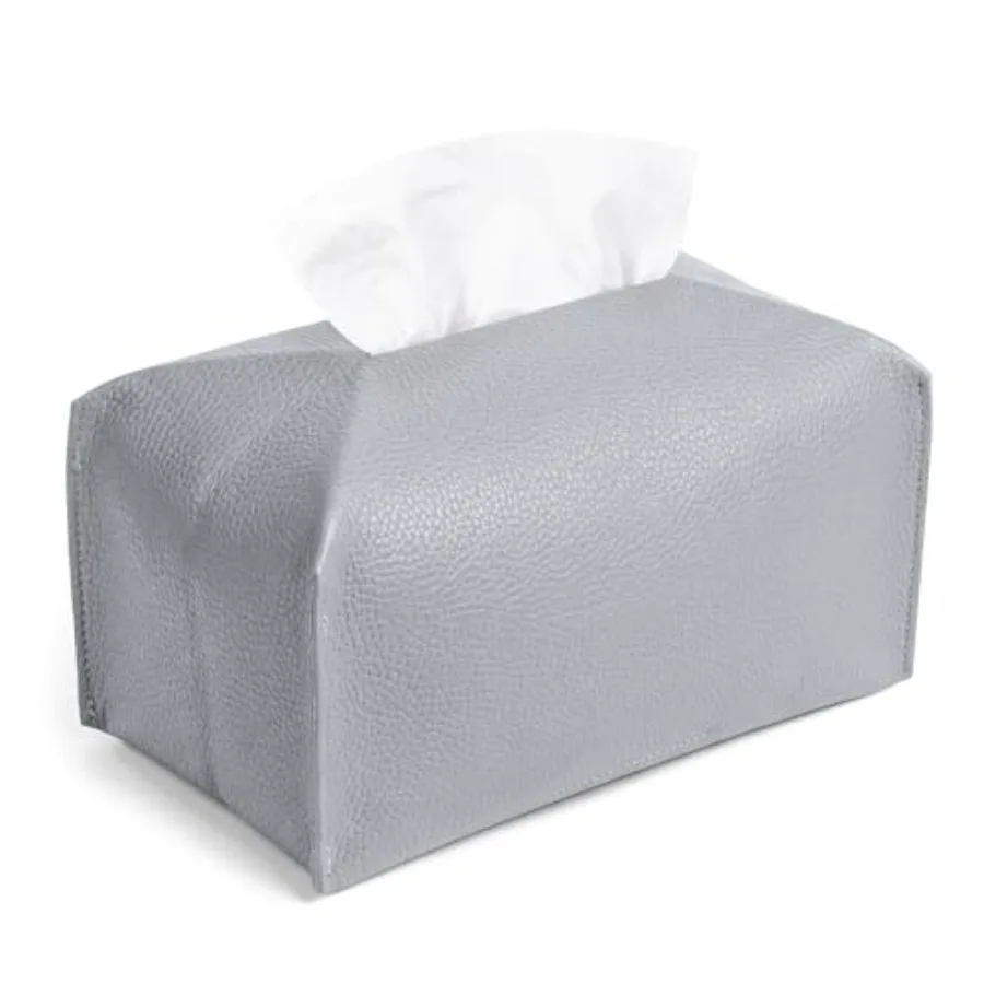 Tissue Box Holder Rectangular Modern PU Leather Facial Tissue for Bathroom, Kitchen, Bedroom, Office, Hotel, Restaurant, Counte
Tissue Box Holder Rectangular Modern PU Leather Facial Tissue for Bathroom, Kitchen, Bedroom, Office, Hotel, Restaurant, Counte