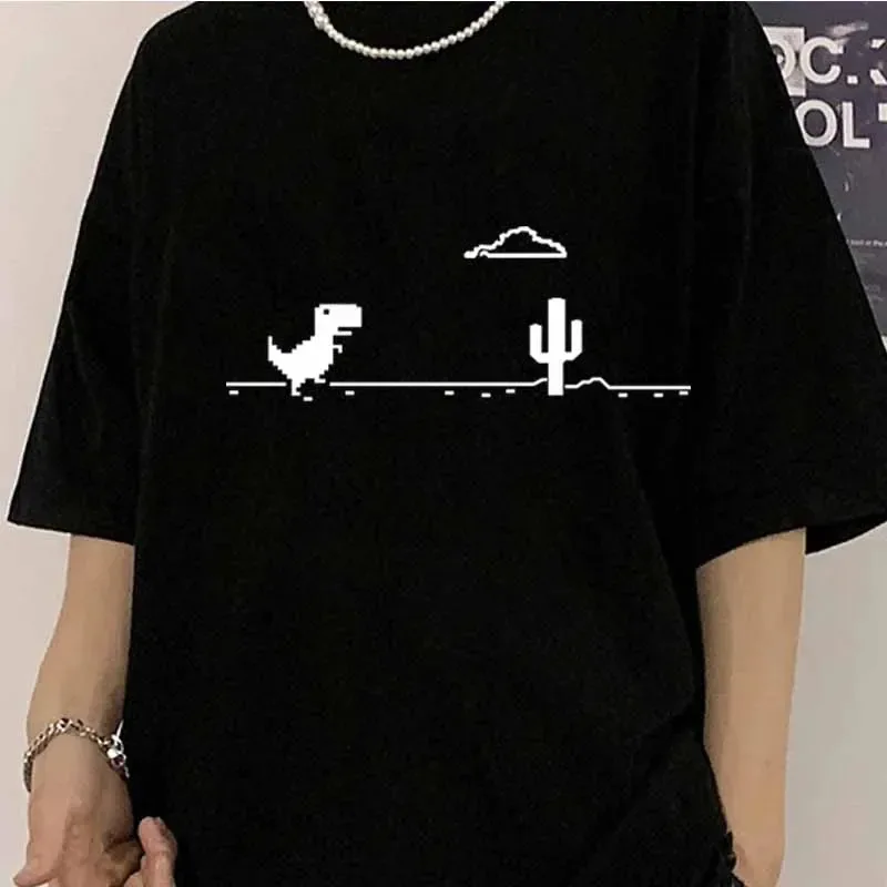 Mosaic Game Cactus Little Dinosaur Prints Men T-Shirts Creativity Street Funny Short Sleeve Casual All-math Mans Clothing
Mosaic Game Cactus Little Dinosaur Prints Men T-Shirts Creativity Street Funny Short Sleeve Casual All-math Mans Clothing