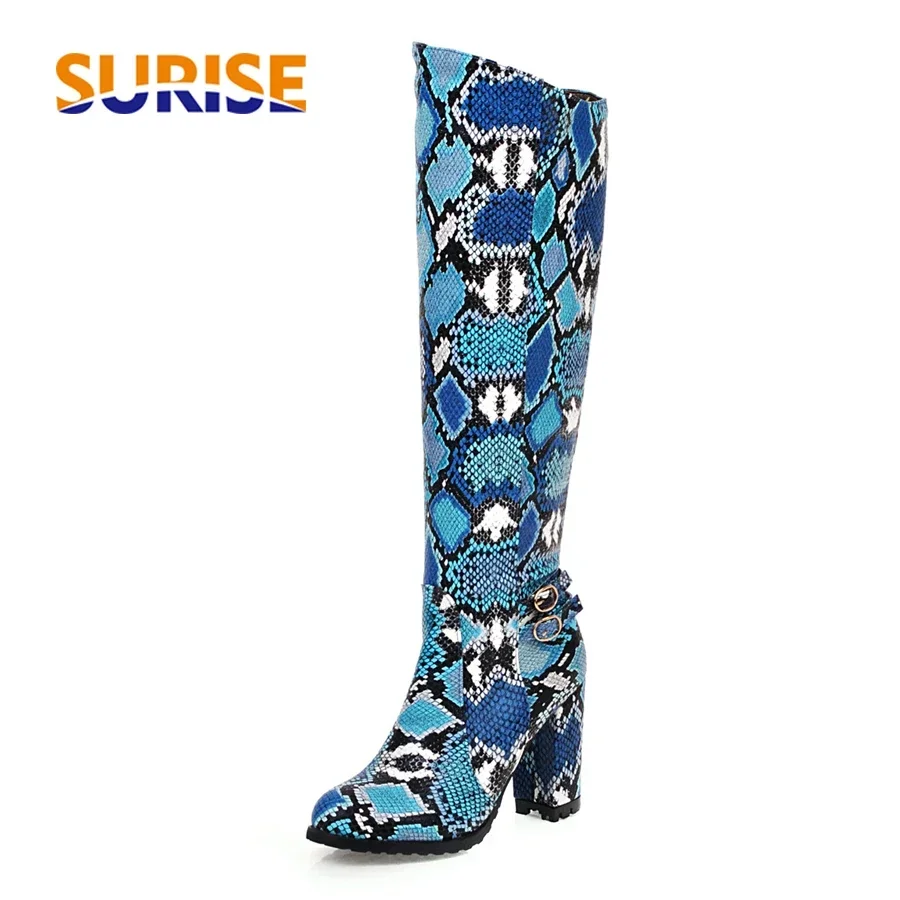 Winter Fur Women Knee High Boots Blue Grey Brown Faux Snakeskin Round Toe Square Chunky Heels Dress Party Zipper Lady Long Boots
Winter Fur Women Knee High Boots Blue Grey Brown Faux Snakeskin Round Toe Square Chunky Heels Dress Party Zipper Lady Long Boots