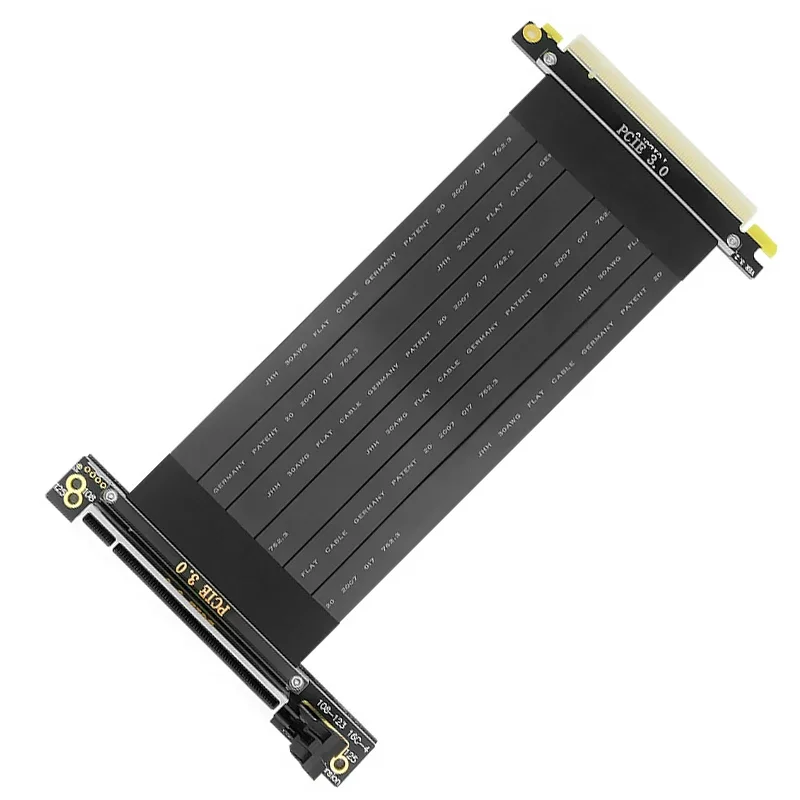 Full Speed PCIE3.0 X16 To X16 Graphics Card Extension Cable Compatible with ATX Chassis Phanteks Lianli MSI Adapter Expansion
Full Speed PCIE3.0 X16 To X16 Graphics Card Extension Cable Compatible with ATX Chassis Phanteks Lianli MSI Adapter Expansion