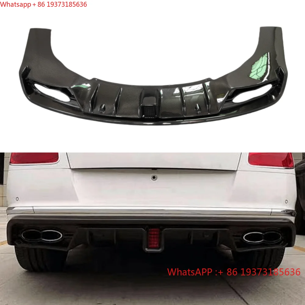 Lightweight Customized Rear Bumper Lip Kit for Bentley 15-17 Continental GT Upgraded V-style Carbon Fiber Rear Diffuser Body Kit
Lightweight Customized Rear Bumper Lip Kit for Bentley 15-17 Continental GT Upgraded V-style Carbon Fiber Rear Diffuser Body Kit