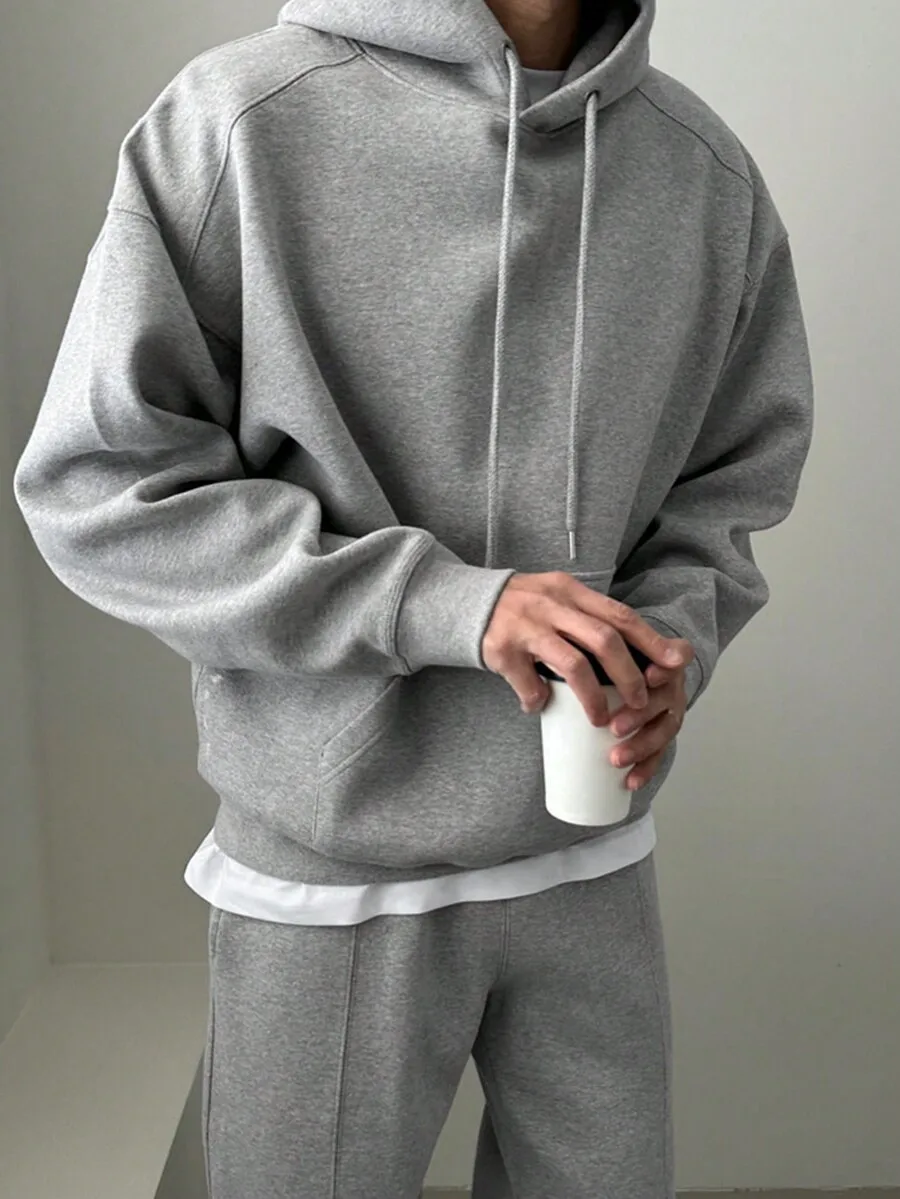 Men Casual 2pcs Hoodie And Pants Set Gray Long Sleeve Sweatshirt Cozy Outfit
Men Casual 2pcs Hoodie And Pants Set Gray Long Sleeve Sweatshirt Cozy Outfit