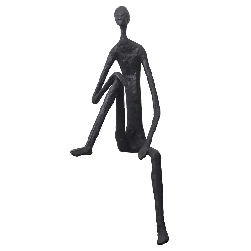 Modern light luxury cast iron character sitting decoration, hotel clubhouse sales office, model room entrance soft decoration de
Modern light luxury cast iron character sitting decoration, hotel clubhouse sales office, model room entrance soft decoration de