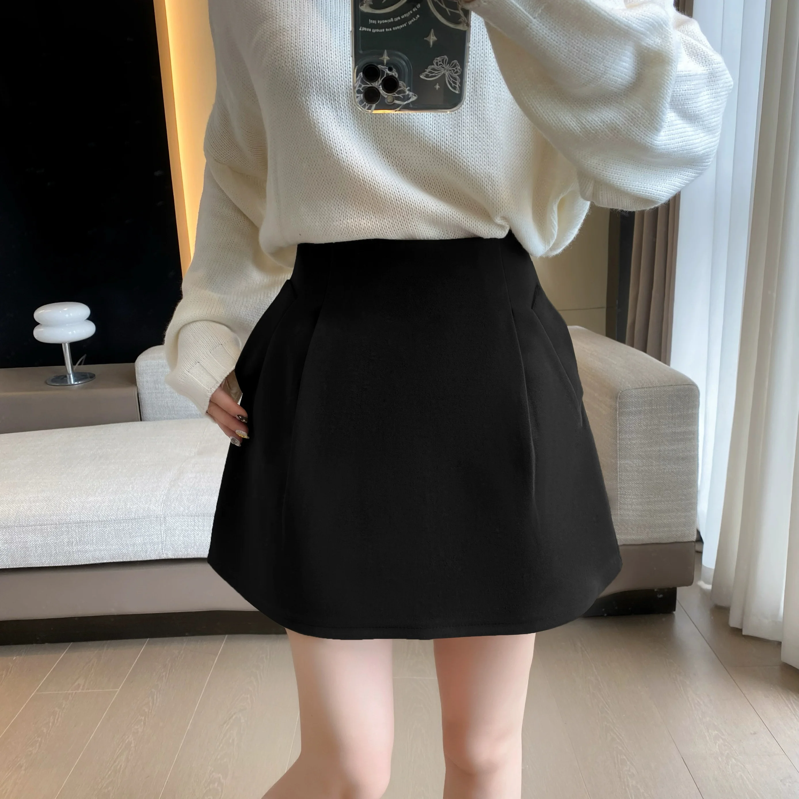 High Waist Autumn Winter Woolen Material A-Line Flower Bud f Skirt Women's New Sle Ele Fulln Umbrella Skirt
High Waist Autumn Winter Woolen Material A-Line Flower Bud f Skirt Women's New Sle Ele Fulln Umbrella Skirt