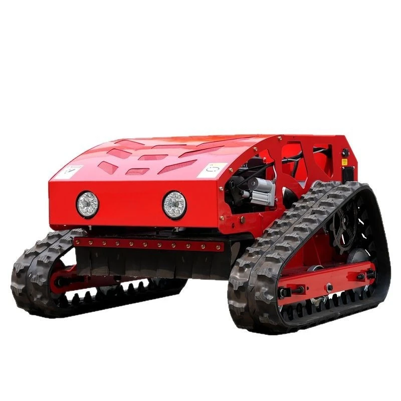 Remote control four-wheel drive crawler lawn mower manufacturer lawn mowing small all-terrain orchard
Remote control four-wheel drive crawler lawn mower manufacturer lawn mowing small all-terrain orchard