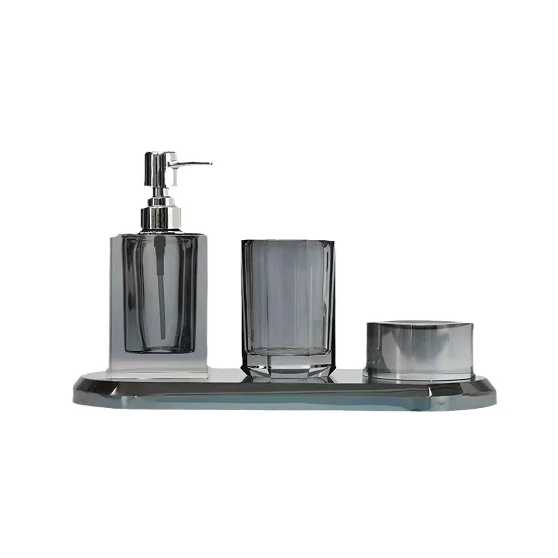 DSA light luxury crystal bathroom supplies three-piece set home bathroom bathroom mouth cup fragrance washstand
DSA light luxury crystal bathroom supplies three-piece set home bathroom bathroom mouth cup fragrance washstand
