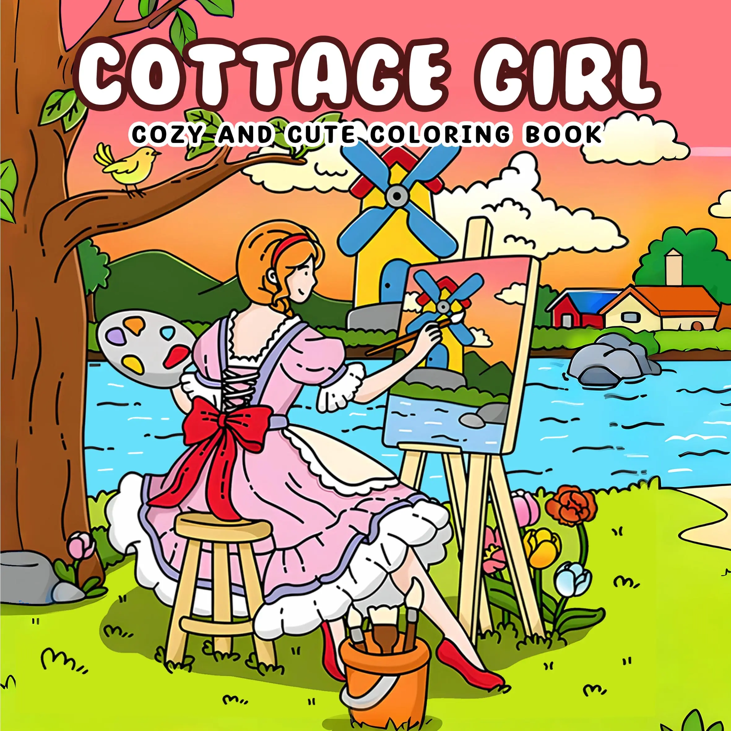 COTTACE GIRL Bold-easy Patterns Coloring Book for Adults Cute Drawing Book Perfect Gift for Party and Birthday
COTTACE GIRL Bold-easy Patterns Coloring Book for Adults Cute Drawing Book Perfect Gift for Party and Birthday