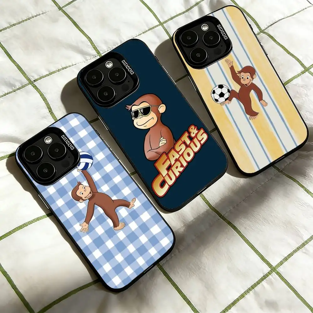 Curious G-George M-Monkey Phone Case For iPhone 17,16,15,14,13,12,11 Plus,Pro Max,XS,Colorful Silver Black Cover
Curious G-George M-Monkey Phone Case For iPhone 17,16,15,14,13,12,11 Plus,Pro Max,XS,Colorful Silver Black Cover