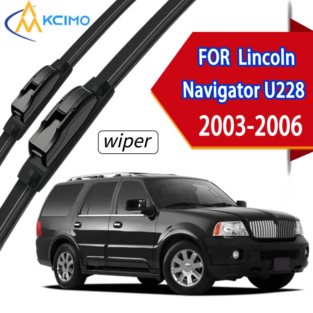 Front Windscreen Wiper Blades with Premium High-Density Rubber, Perfect Fit for Lincoln Navigator U228 2003-2006
Front Windscreen Wiper Blades with Premium High-Density Rubber, Perfect Fit for Lincoln Navigator U228 2003-2006