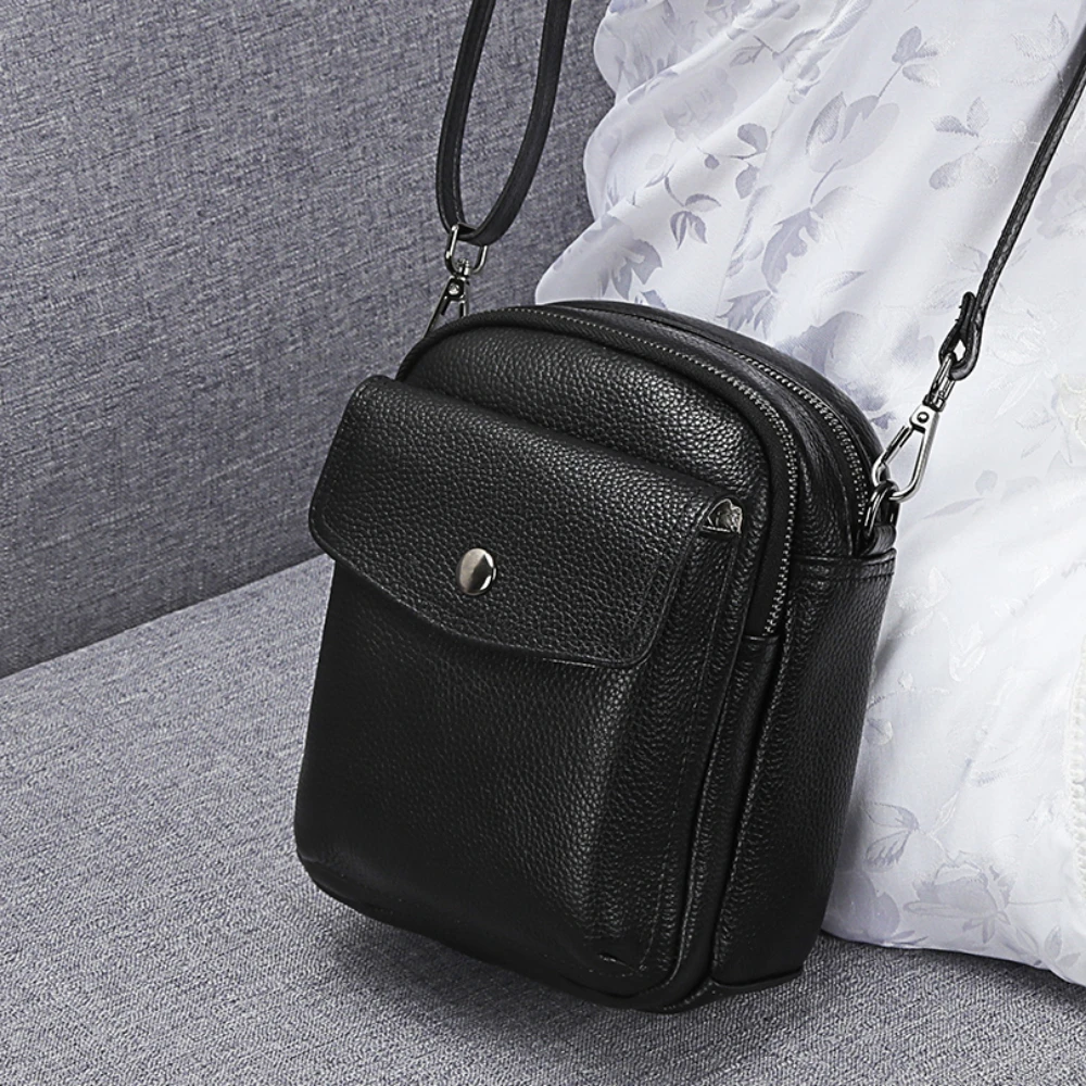 Genuine Leather Real Cowhide Women's Fashion Phone Bag Women Messenger Bag Small Shoulder Bag Crossbody Bags for Women
Genuine Leather Real Cowhide Women's Fashion Phone Bag Women Messenger Bag Small Shoulder Bag Crossbody Bags for Women