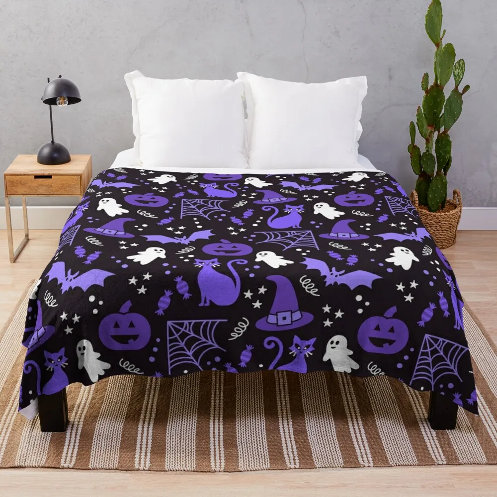 Purple Halloween party pattern Throw Blanket Beautifuls blankets and throws decorative Blankets
Purple Halloween party pattern Throw Blanket Beautifuls blankets and throws decorative Blankets
