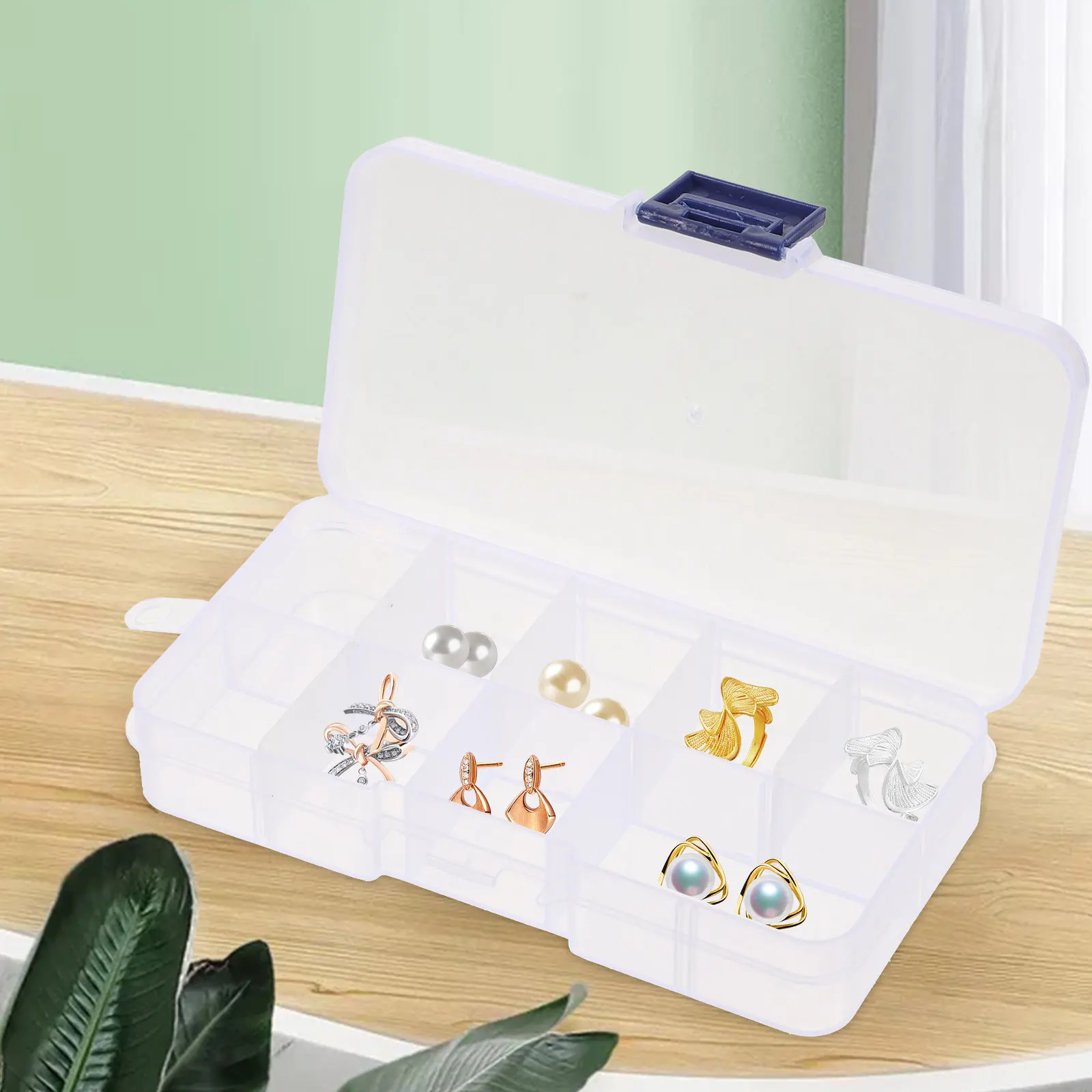 4Pcs Multi-Grid Jewelry Divider Box Transparent Jewelry Storage Organizer Case for Travel Home Desktop Ring Earring Holder
4Pcs Multi-Grid Jewelry Divider Box Transparent Jewelry Storage Organizer Case for Travel Home Desktop Ring Earring Holder