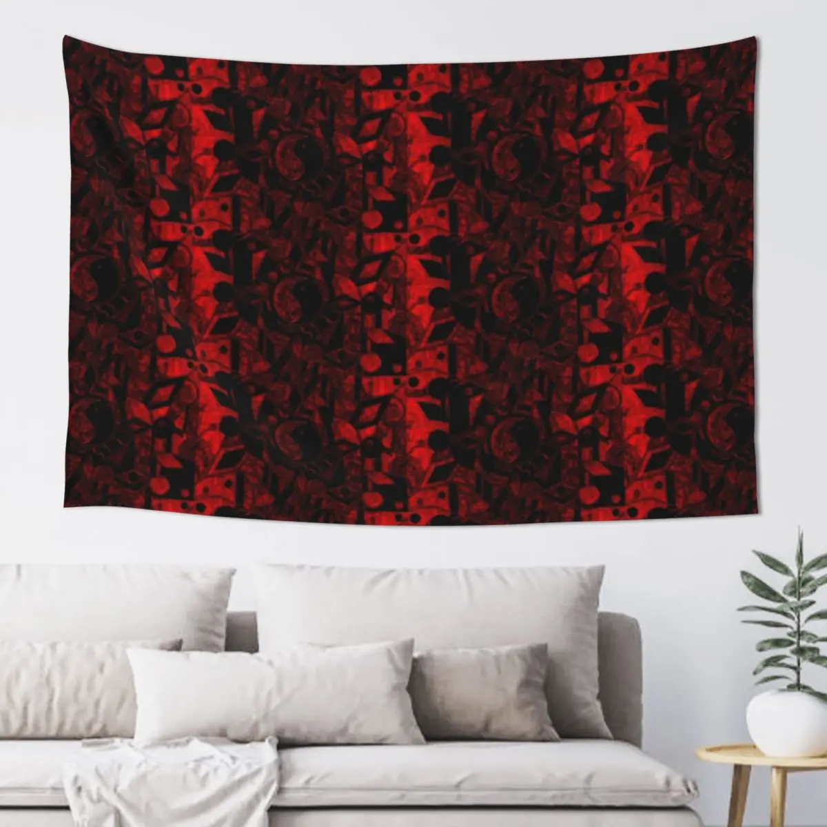 Yin and Yang Black and Scarlet Haze Tapestry Room Decorations Aesthetic Luxury Living Room Decoration Wall Hanging Wall Tapestry
Yin and Yang Black and Scarlet Haze Tapestry Room Decorations Aesthetic Luxury Living Room Decoration Wall Hanging Wall Tapestry