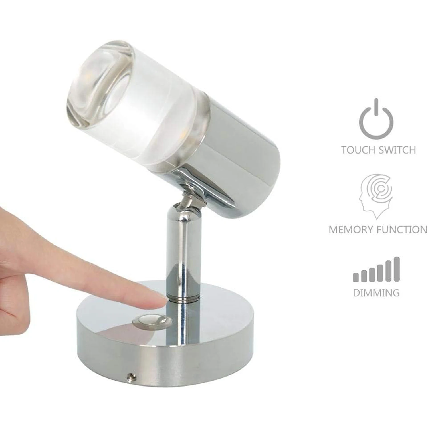 Сенсорный переключатель, регулируемая светодиодная точечная лампа для чтения, настольная лампа для чтения, USB-порт, караван, дом на колесах, аксессуары для кемпера 
Сенсорный переключатель, регулируемая светодиодная точечная лампа для чтения, настольная лампа для чтения, USB-порт, караван, дом на колесах, аксессуары для кемпера