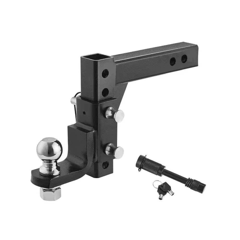 Adjustable Trailer Hitch 2" Receiver 9" Drop Ball Mount Hitch 7500 lbs Black 
Adjustable Trailer Hitch 2" Receiver 9" Drop Ball Mount Hitch 7500 lbs Black