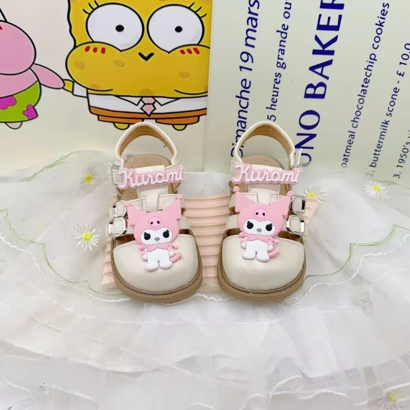 Летние модные повседневные сандалии Kuromi Kawaii Sanrio Ins, новинка 2023 года, милая детская пляжная обувь принцессы, милые подарки для детей
Летние модные повседневные сандалии Kuromi Kawaii Sanrio Ins, новинка 2023 года, милая детская пляжная обувь принцессы, милые подарки для детей