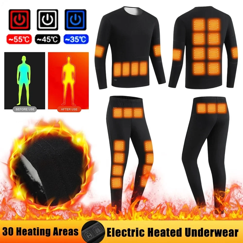 New Heating Set 30 Zone Heating Set Men's Heating Vest USB Warm Wool Jacket Men's and Women's Winter Outdoor Sports Set Jogging
New Heating Set 30 Zone Heating Set Men's Heating Vest USB Warm Wool Jacket Men's and Women's Winter Outdoor Sports Set Jogging