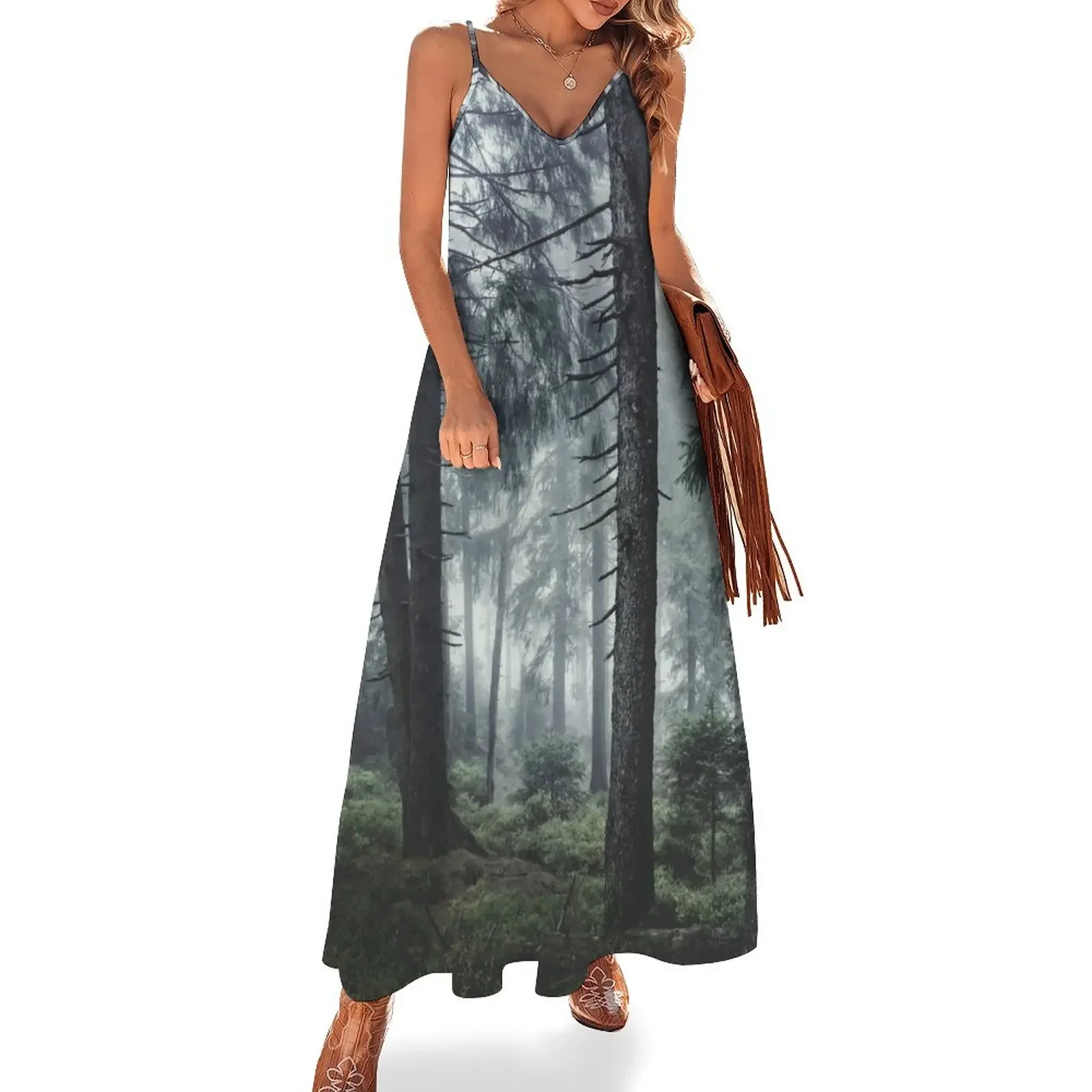Path Vibes Sleeveless Dress long sleeve dress Women's summer dress prom clothes
Path Vibes Sleeveless Dress long sleeve dress Women's summer dress prom clothes