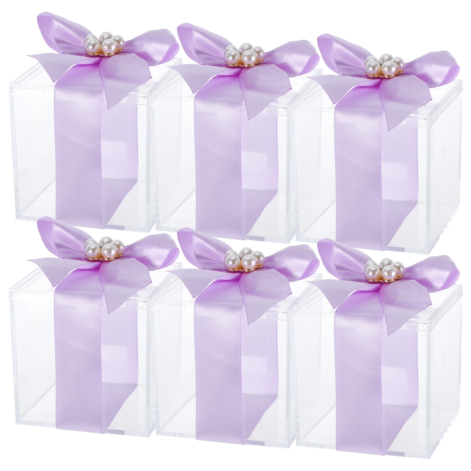 6 Pcs Wedding Candy Box European Style Transparent Ribbon Decorated Favor Boxes for Bridal Party Gifts Packaging
6 Pcs Wedding Candy Box European Style Transparent Ribbon Decorated Favor Boxes for Bridal Party Gifts Packaging
