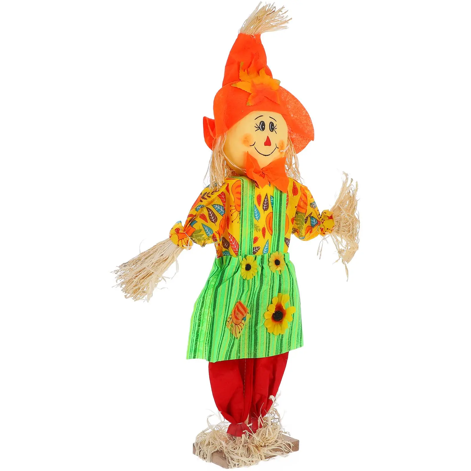 Scarecrow Ornaments Handmade Fall Halloween Decorations Reusable Garden Scarecrow Statue Outdoor Yard Rustic Charm
Scarecrow Ornaments Handmade Fall Halloween Decorations Reusable Garden Scarecrow Statue Outdoor Yard Rustic Charm