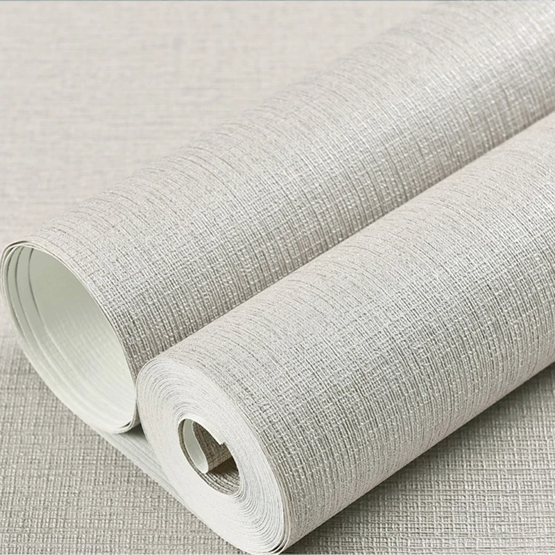 Modern Solid Color Grey Wallpaper Roll Plain Imitate Fiber Linen Wall Paper Waterproof PVC for Living Room Bedroom Walls
Modern Solid Color Grey Wallpaper Roll Plain Imitate Fiber Linen Wall Paper Waterproof PVC for Living Room Bedroom Walls