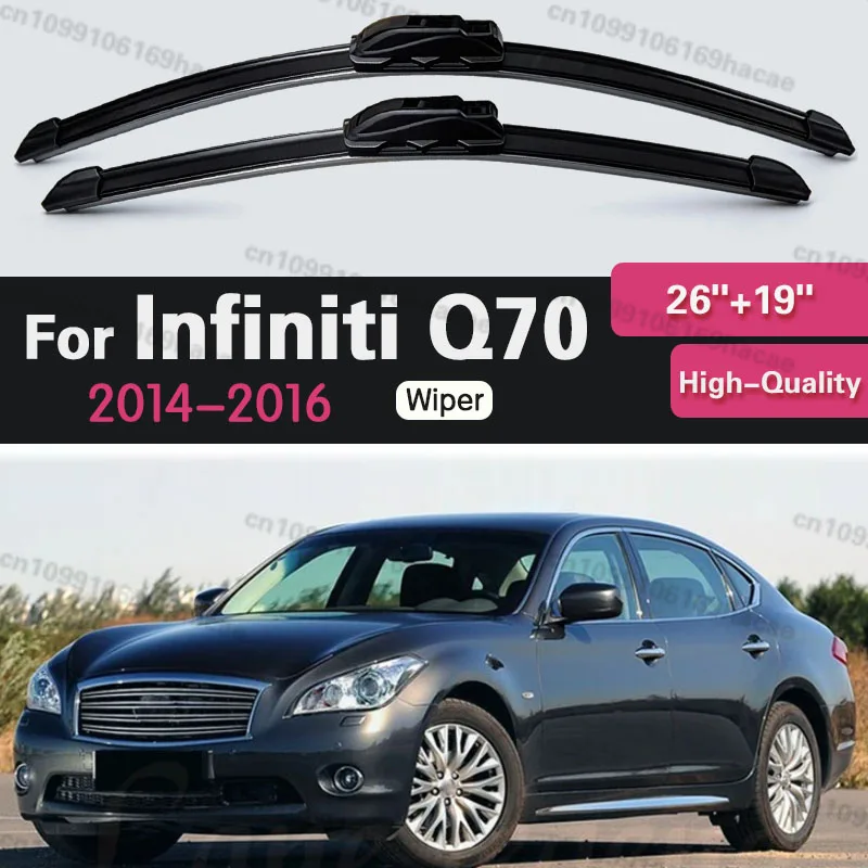 For Infiniti Q70 2014-2016 Car Wiper Blade Windshield Rubber Silicon Refill Front Window Wiper 26"+19" LHD RHD Auto Accessories
For Infiniti Q70 2014-2016 Car Wiper Blade Windshield Rubber Silicon Refill Front Window Wiper 26"+19" LHD RHD Auto Accessories