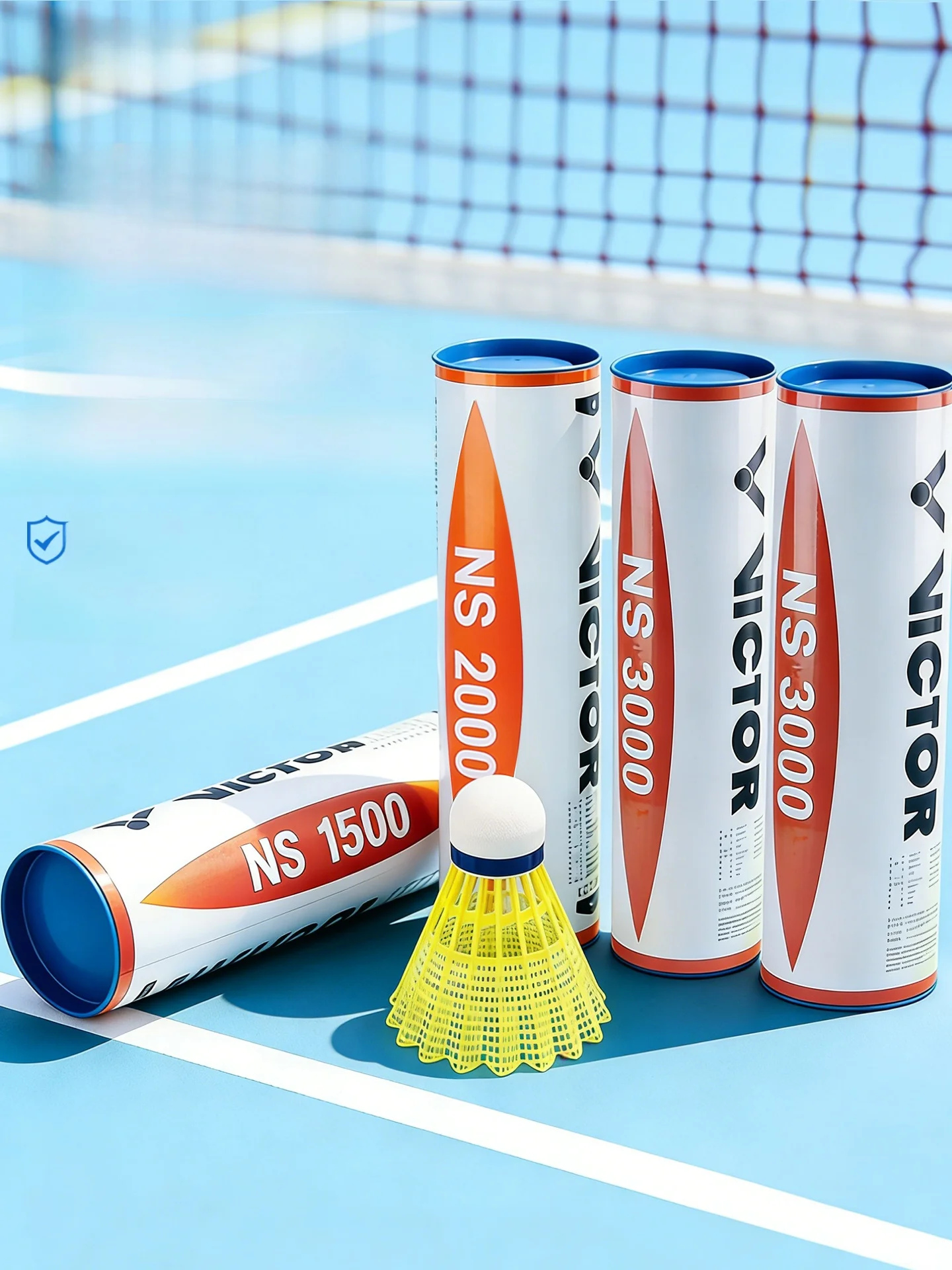 VICTOR NS-3000 Badminton Shuttlecocks Nylon Plastic Durable Training Birds Windproof Resistant Professional Grade 6 Pieces
VICTOR NS-3000 Badminton Shuttlecocks Nylon Plastic Durable Training Birds Windproof Resistant Professional Grade 6 Pieces