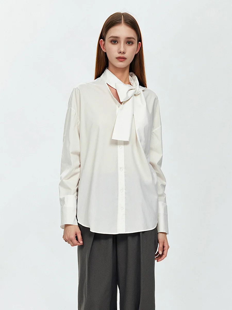 Белый женский топ Sa Long Sve, весна 2025, с узлом, модный, универсальный, стройнящий, во французском стиле, свободного кроя...
Белый женский топ Sa Long Sve, весна 2025, с узлом, модный, универсальный, стройнящий, во французском стиле, свободного кроя...