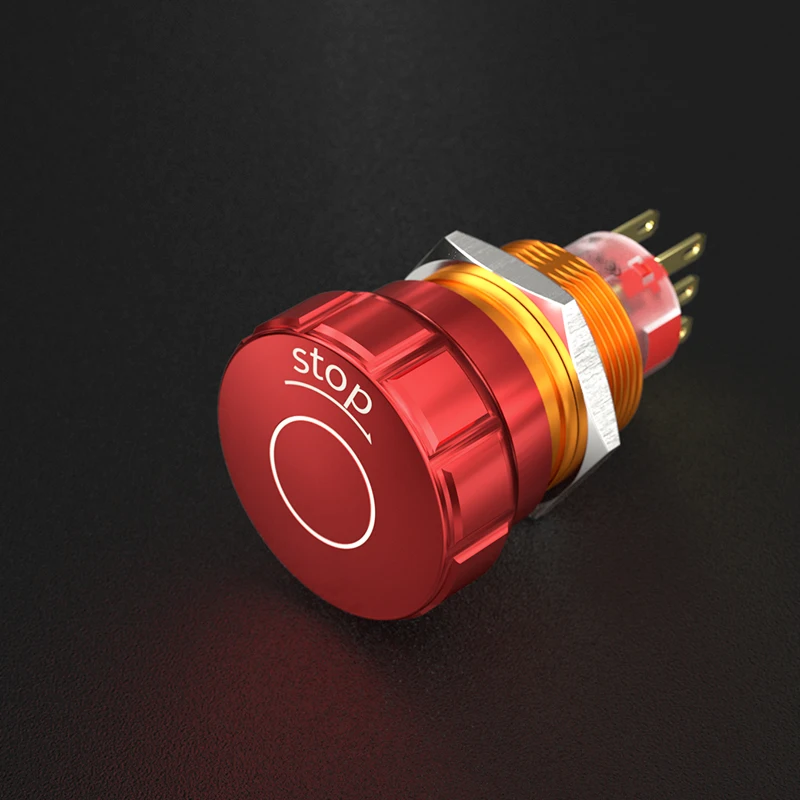 HBAN Waterproof Metal Emergency Stop Button Switch 22mm IP67 Industrial Control Panel 5A 250V Latching Safety E-Stop
HBAN Waterproof Metal Emergency Stop Button Switch 22mm IP67 Industrial Control Panel 5A 250V Latching Safety E-Stop