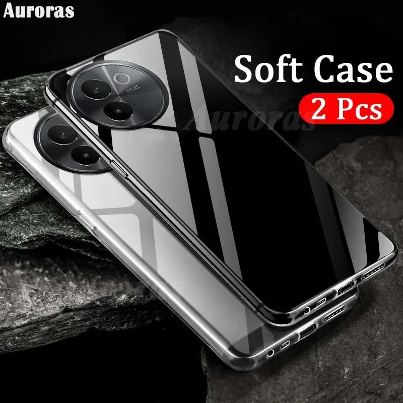 Skinlee 2PCS Clear Case For VIVO V30E Transparent Silicone Soft Shell For VIVO V30 V40 Lite V30 V40 Pro Shockproof Phone Cover
Skinlee 2PCS Clear Case For VIVO V30E Transparent Silicone Soft Shell For VIVO V30 V40 Lite V30 V40 Pro Shockproof Phone Cover