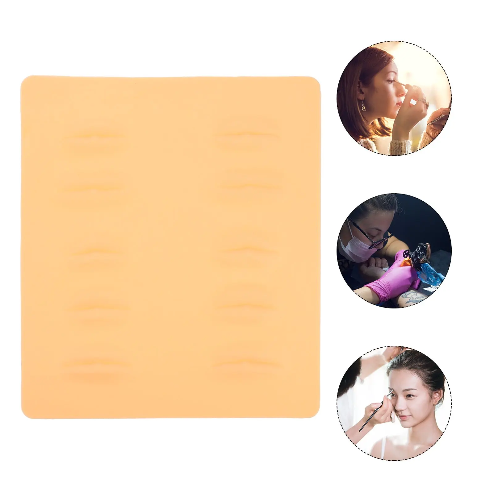 2Pcs Lip Tattooing Practice Skin Soft Silicone Fake Human Skin Training Practice Accessories for Microblading and Permanent
2Pcs Lip Tattooing Practice Skin Soft Silicone Fake Human Skin Training Practice Accessories for Microblading and Permanent