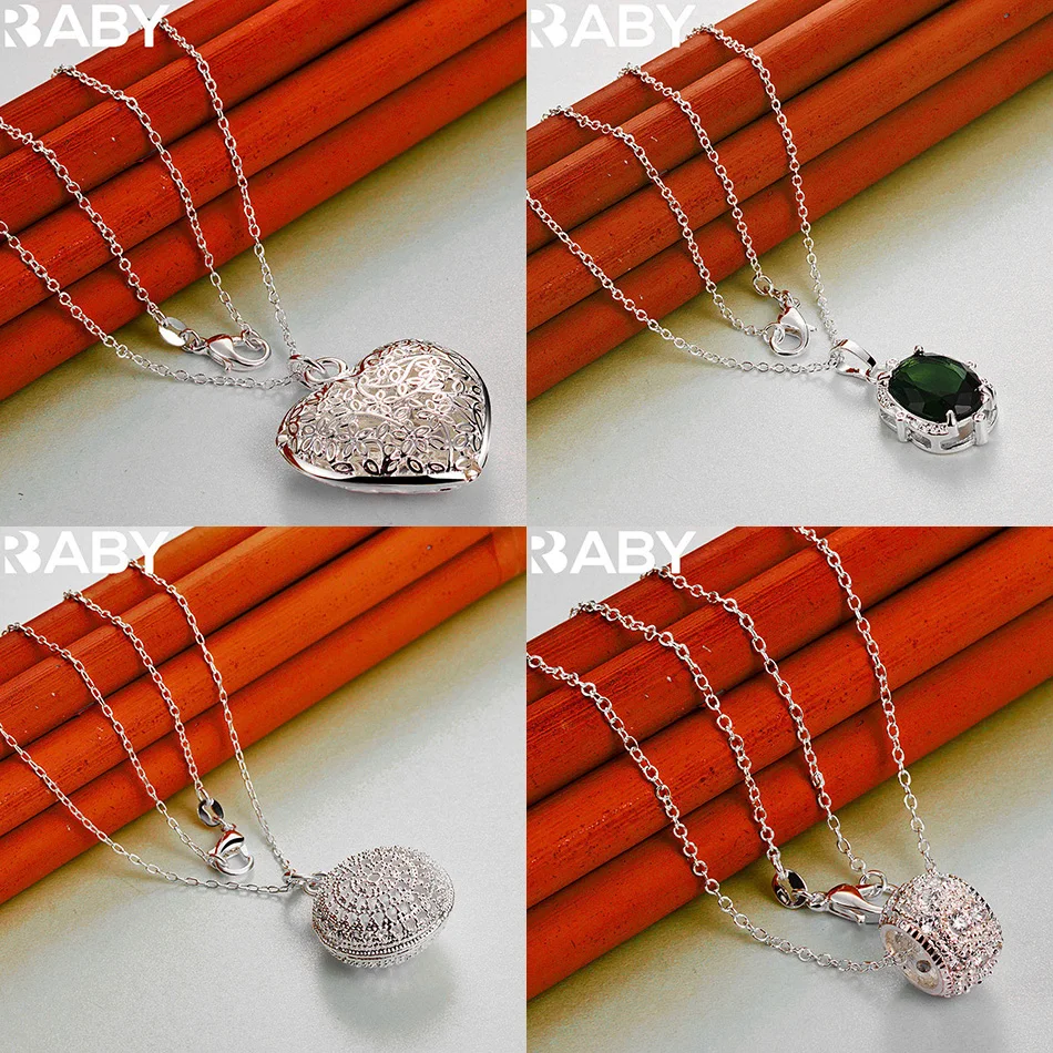 URBABY 40-75cm 925 Sterling Silver Design Pendant Necklace For Women Men Creativity Gifts Street All-match Party And Daily Wear
URBABY 40-75cm 925 Sterling Silver Design Pendant Necklace For Women Men Creativity Gifts Street All-match Party And Daily Wear