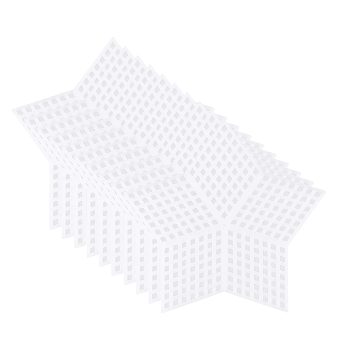 50Pcs Plastic Cross Stitch Mesh Grid Sturdy Durable DIY Embroidery Sheet Multi-Shape Heart Circle Square Triangle
50Pcs Plastic Cross Stitch Mesh Grid Sturdy Durable DIY Embroidery Sheet Multi-Shape Heart Circle Square Triangle