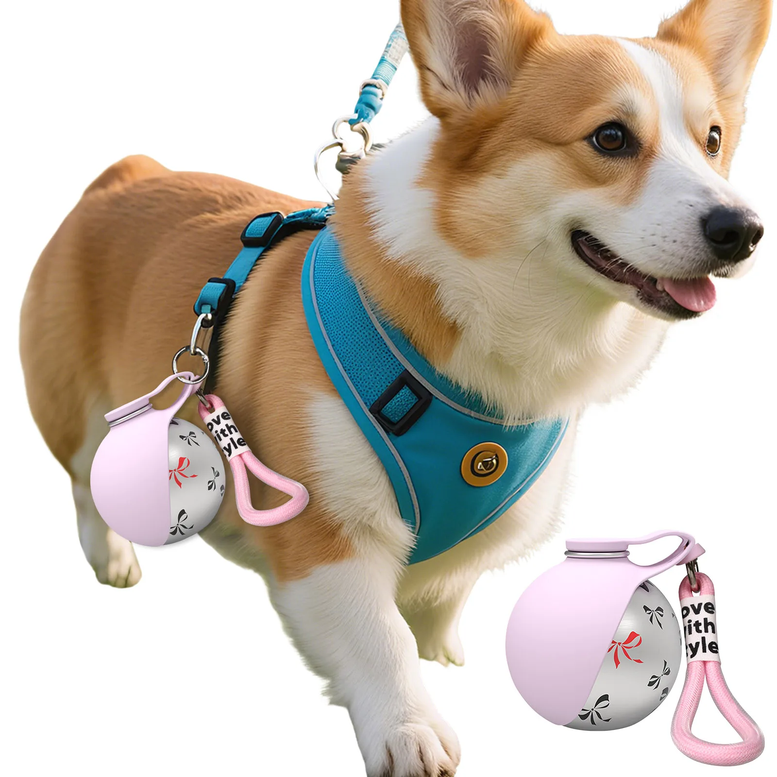 Portable Water Bowl for Dog with Silicone Bowl Portable 285ml Dog Water Bottle No-Spill Ideal for Walking Hiking & Travel
Portable Water Bowl for Dog with Silicone Bowl Portable 285ml Dog Water Bottle No-Spill Ideal for Walking Hiking & Travel