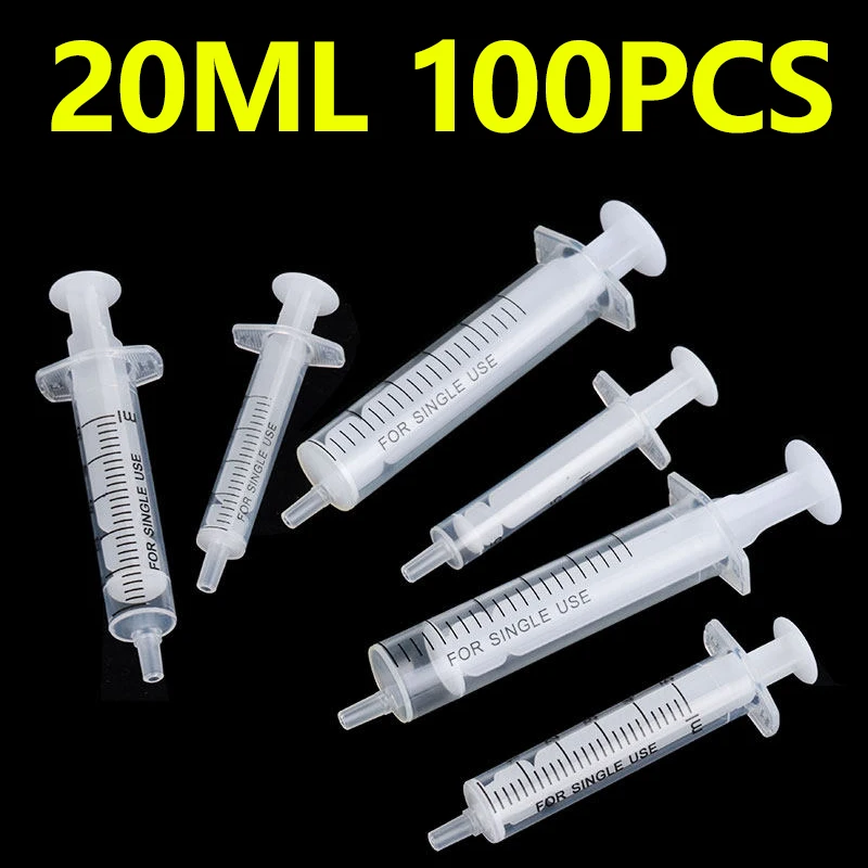 100 pieces 20ml plastic syringe without rubber stopper HPLC filtration syringe PP material sampler
100 pieces 20ml plastic syringe without rubber stopper HPLC filtration syringe PP material sampler