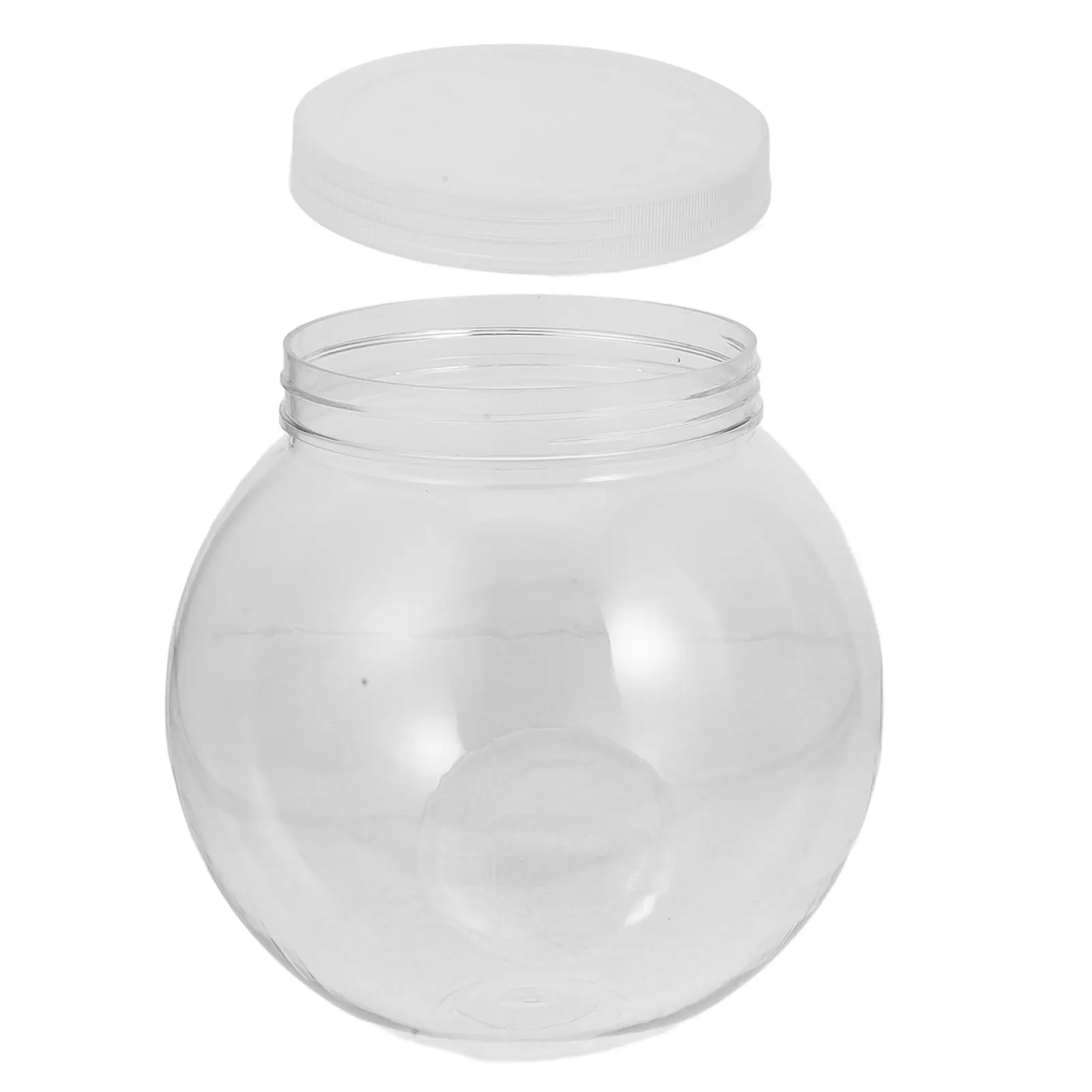 Spherical Plastic Bottle Desk Aquarium for Office Fish Small Bowl The Pet Round Lid Tank Desktop
Spherical Plastic Bottle Desk Aquarium for Office Fish Small Bowl The Pet Round Lid Tank Desktop