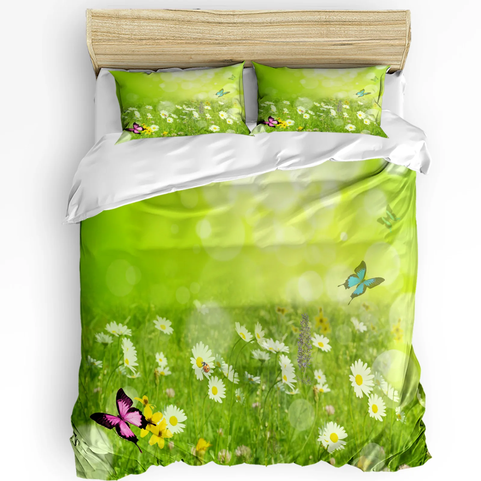 Butterfly Green Plant Flower Daisy Bedding Set 3pcs Duvet Cover Pillowcase Kids Adult Quilt Cover Double Bed Set Home Textile
Butterfly Green Plant Flower Daisy Bedding Set 3pcs Duvet Cover Pillowcase Kids Adult Quilt Cover Double Bed Set Home Textile