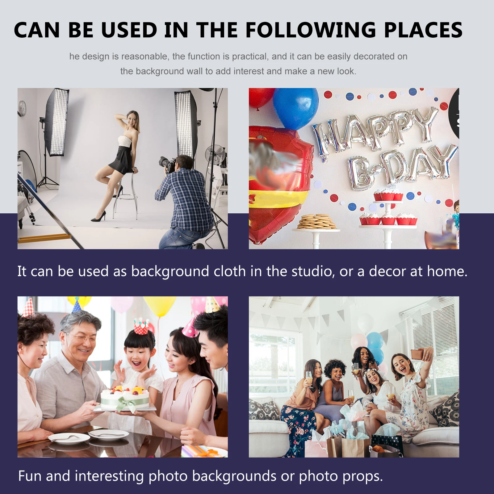 Birthday Party Background Banner Decorative Wall Hanging Flag Black Gold Theme Photo Props Bright Colors Polyester
Birthday Party Background Banner Decorative Wall Hanging Flag Black Gold Theme Photo Props Bright Colors Polyester