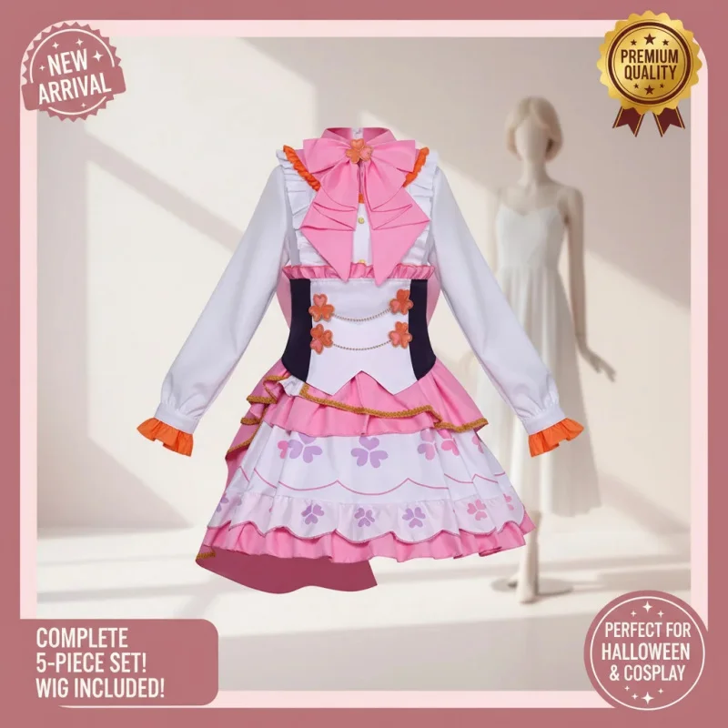 Anime Cosplay Momoi Airi Costume Dress Wig Set Sing Song Halloween Party Lolita Suit for Women
Anime Cosplay Momoi Airi Costume Dress Wig Set Sing Song Halloween Party Lolita Suit for Women
